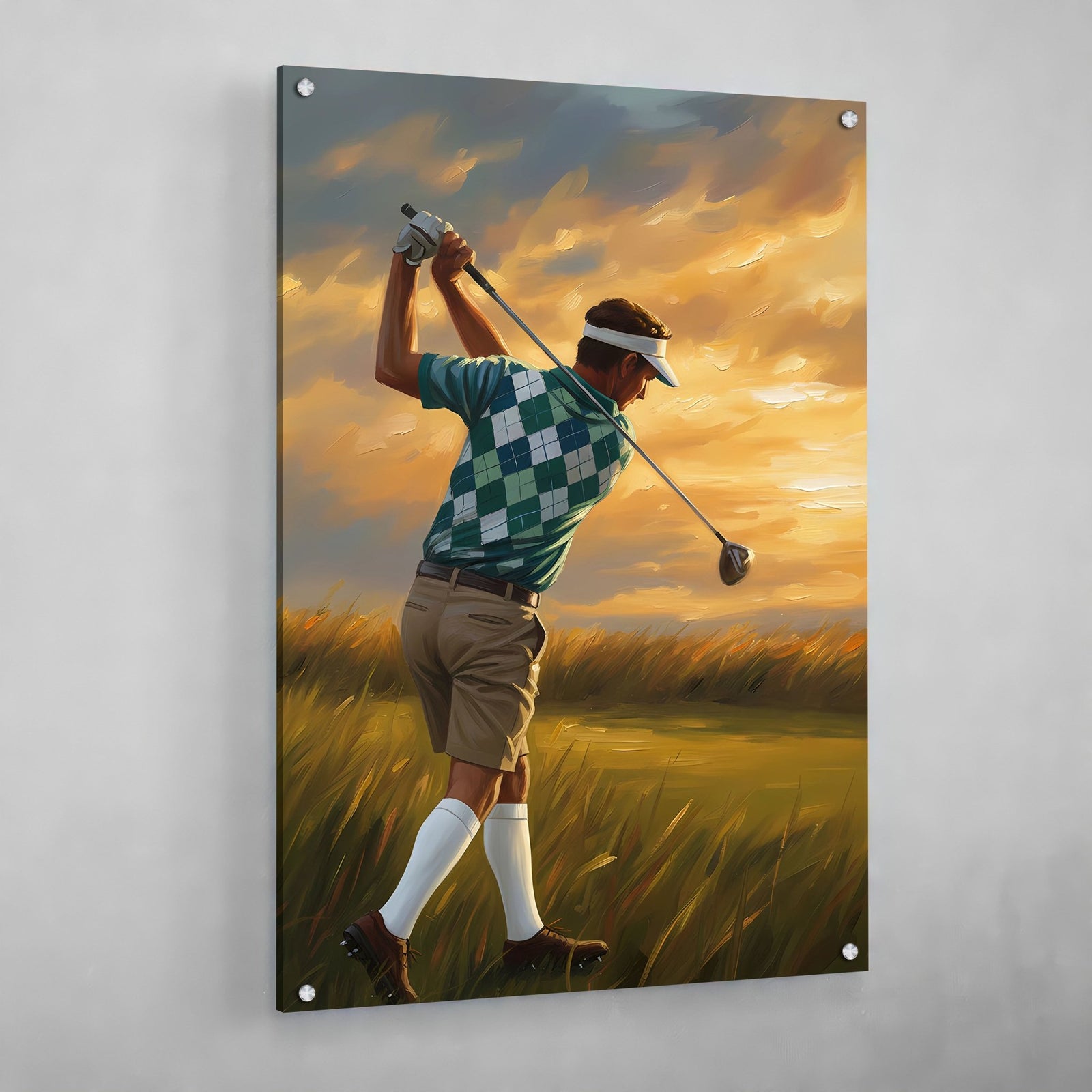 Tableau Vintage Golf - The Art Avenue