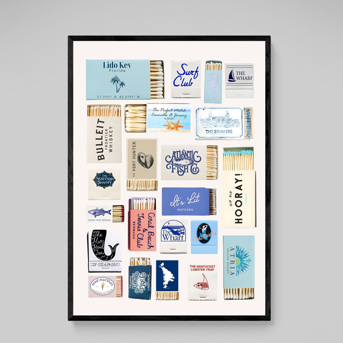 Tableau Vintage Mer - The Art Avenue