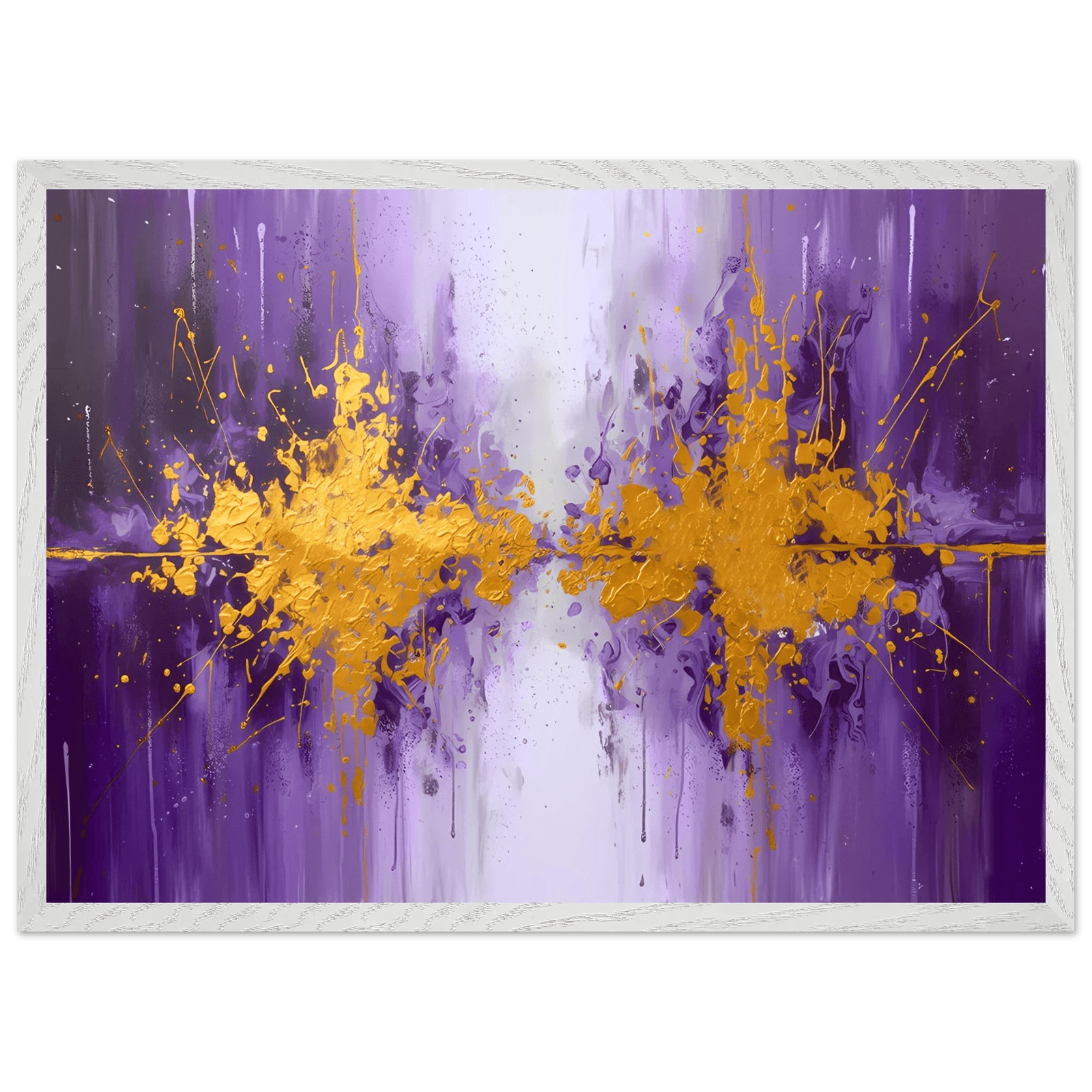 Tableau Violet Abstrait - The Art Avenue