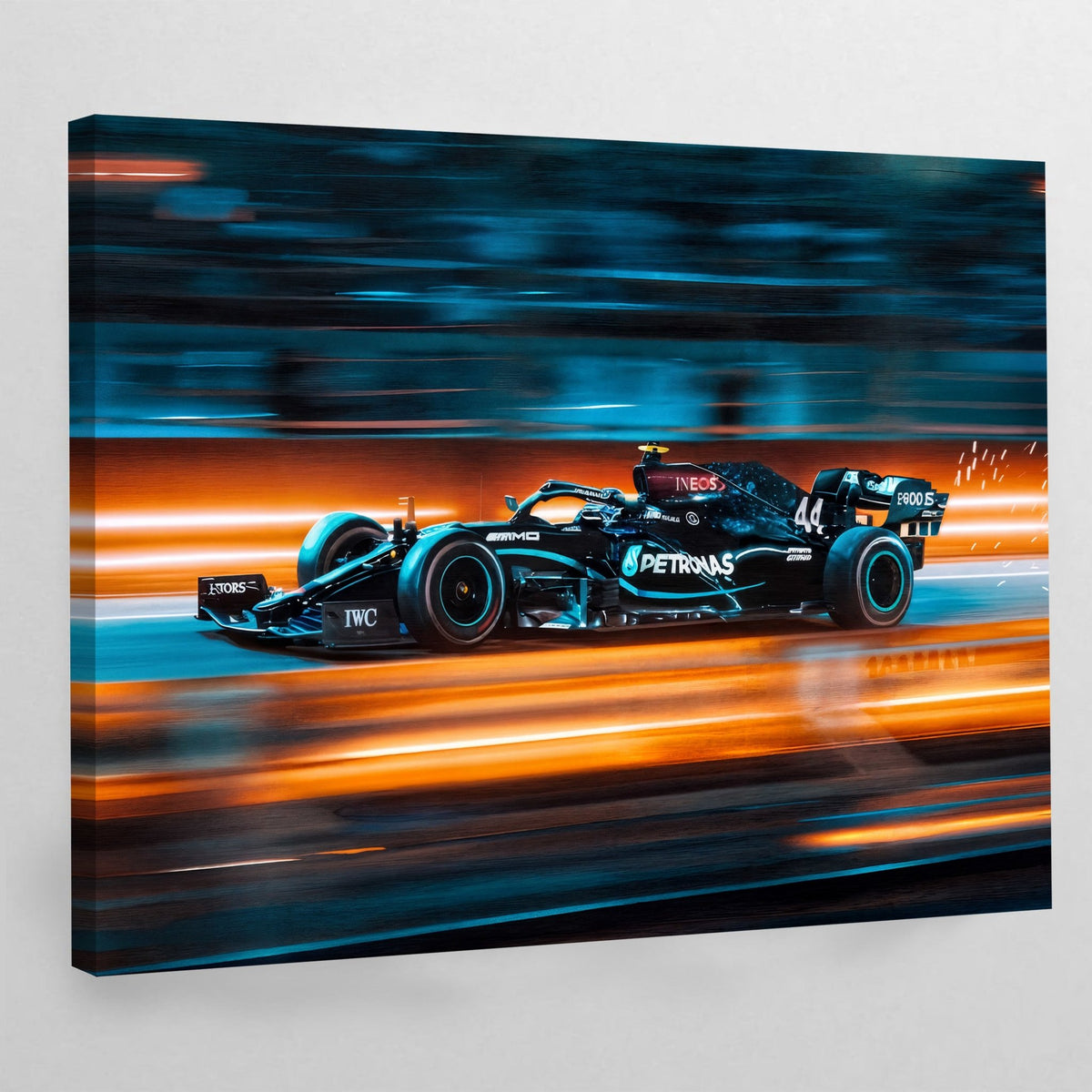 Tableau Voiture Mercedes Hamilton - The Art Avenue