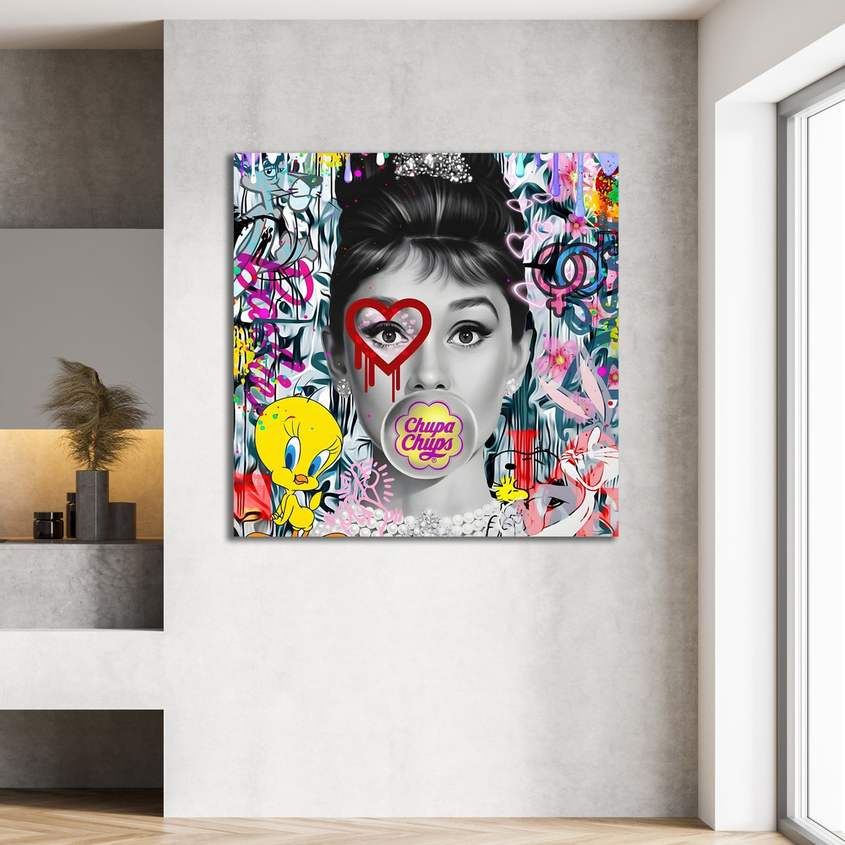 Tableau Audrey Hepburn Pop Art - The Art Avenue