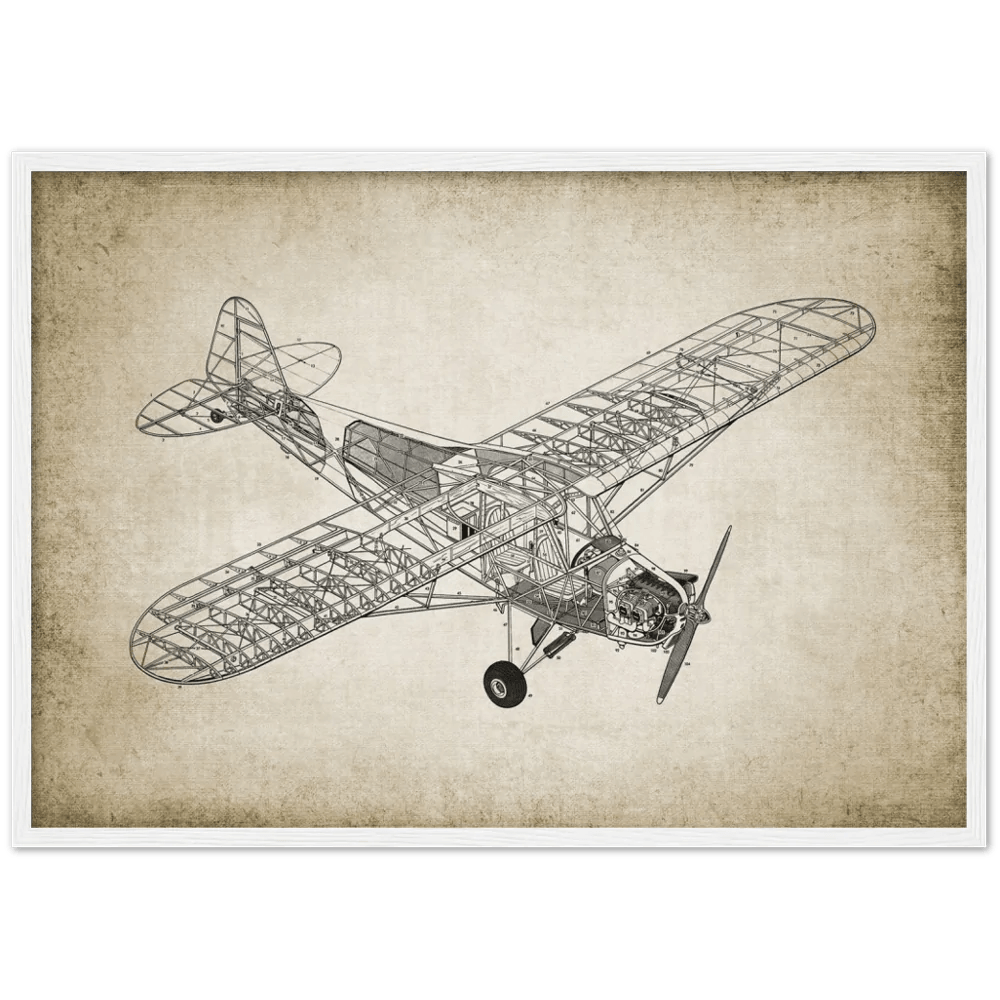 Tableau Avion Vintage - The Art Avenue