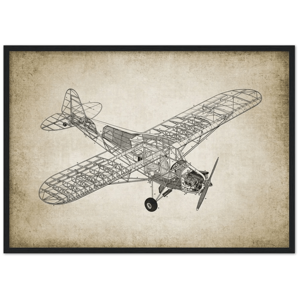 Tableau Avion Vintage - The Art Avenue