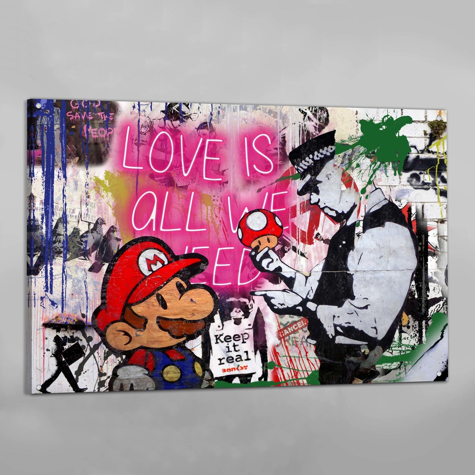 Tableau Banksy Graffiti - The Art Avenue
