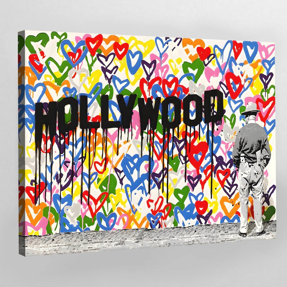 Tableau Banksy Graffitis - The Art Avenue