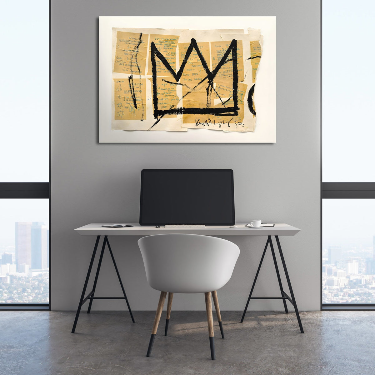 Tableau Basquiat Couronne - The Art Avenue
