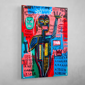 Tableau Basquiat Africain - The Art Avenue
