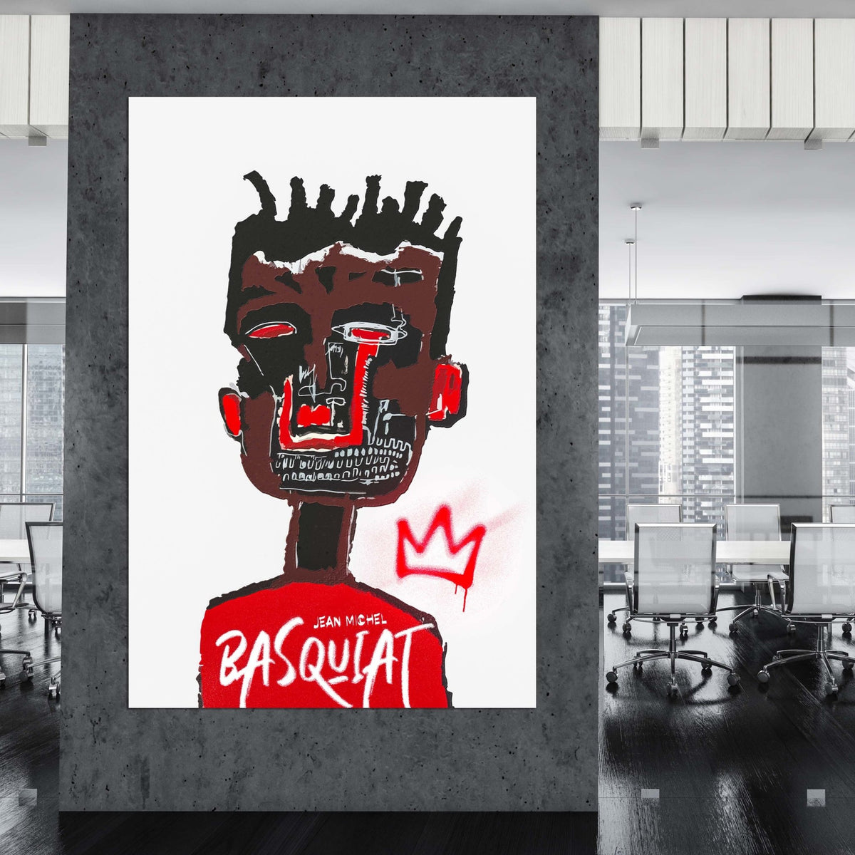 Tableau Basquiat Graffiti - The Art Avenue