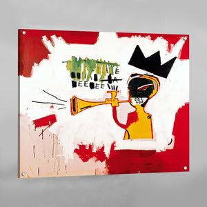 Tableau Basquiat Trumpet - The Art Avenue