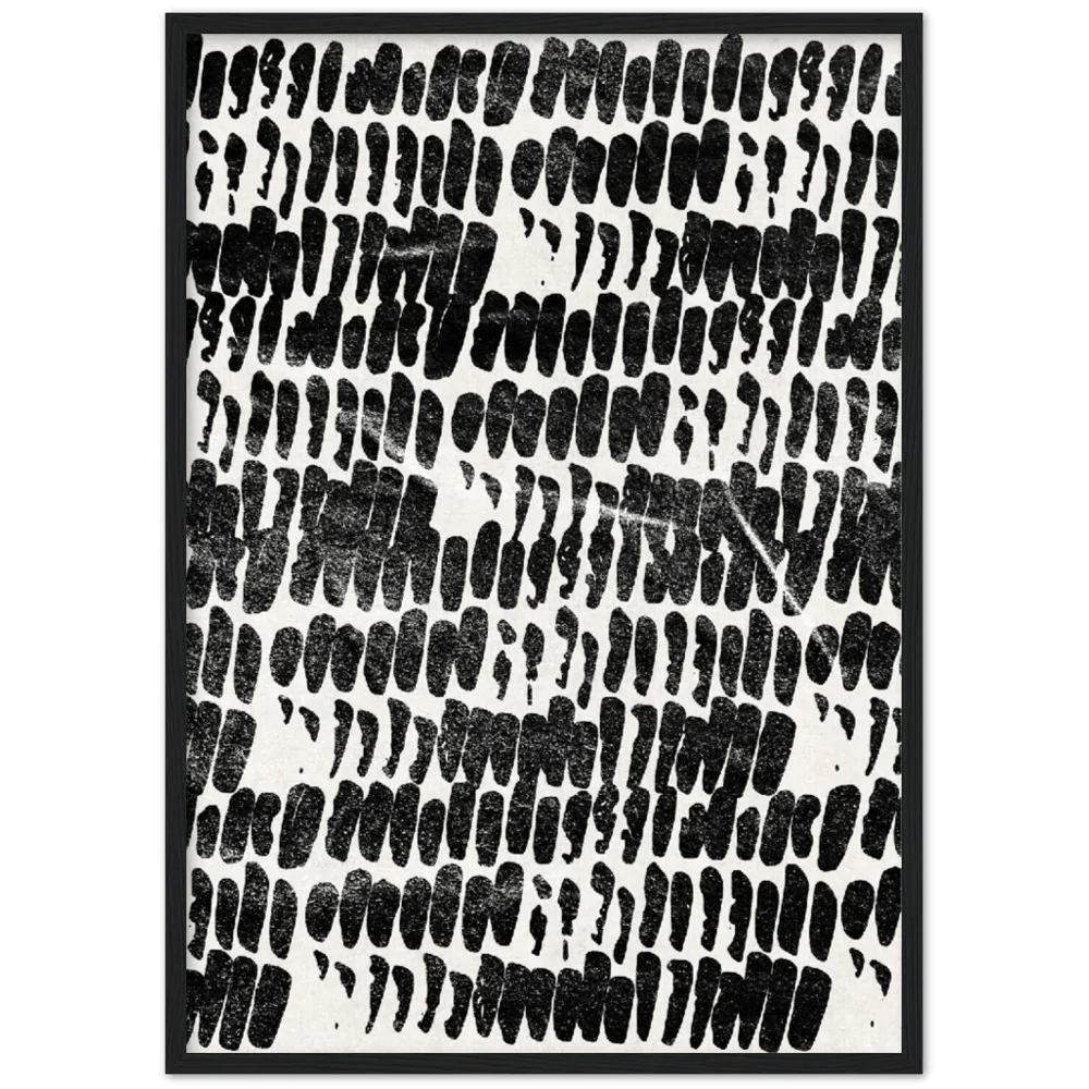 Tableau Boheme Noir et Blanc - The Art Avenue