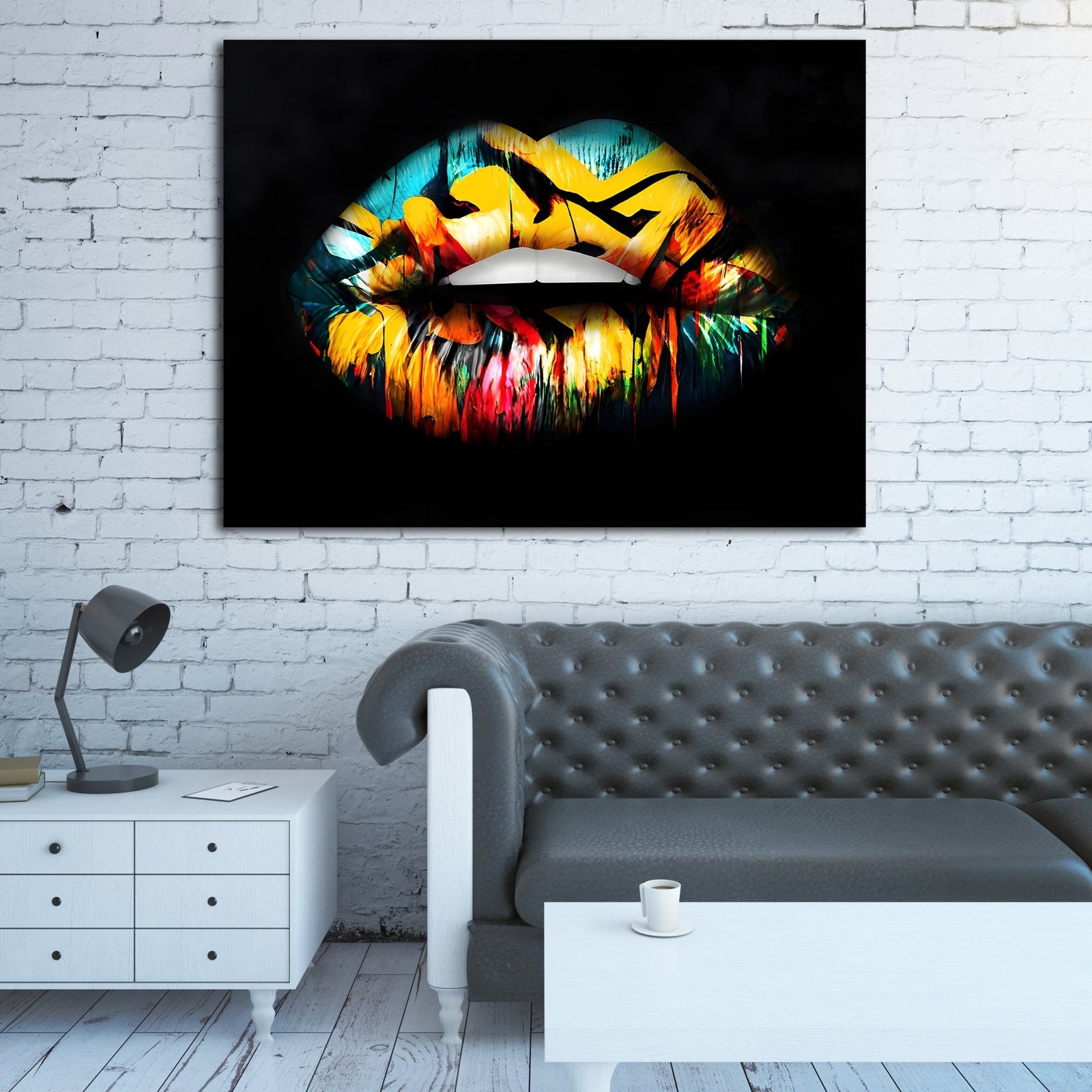 Tableau Bouche Peinture - The Art Avenue