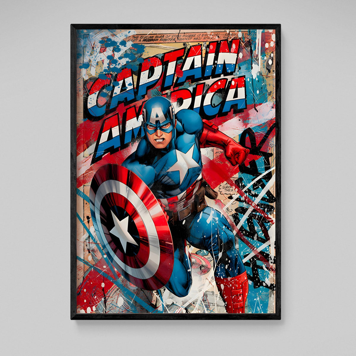 Tableau Captain America - The Art Avenue