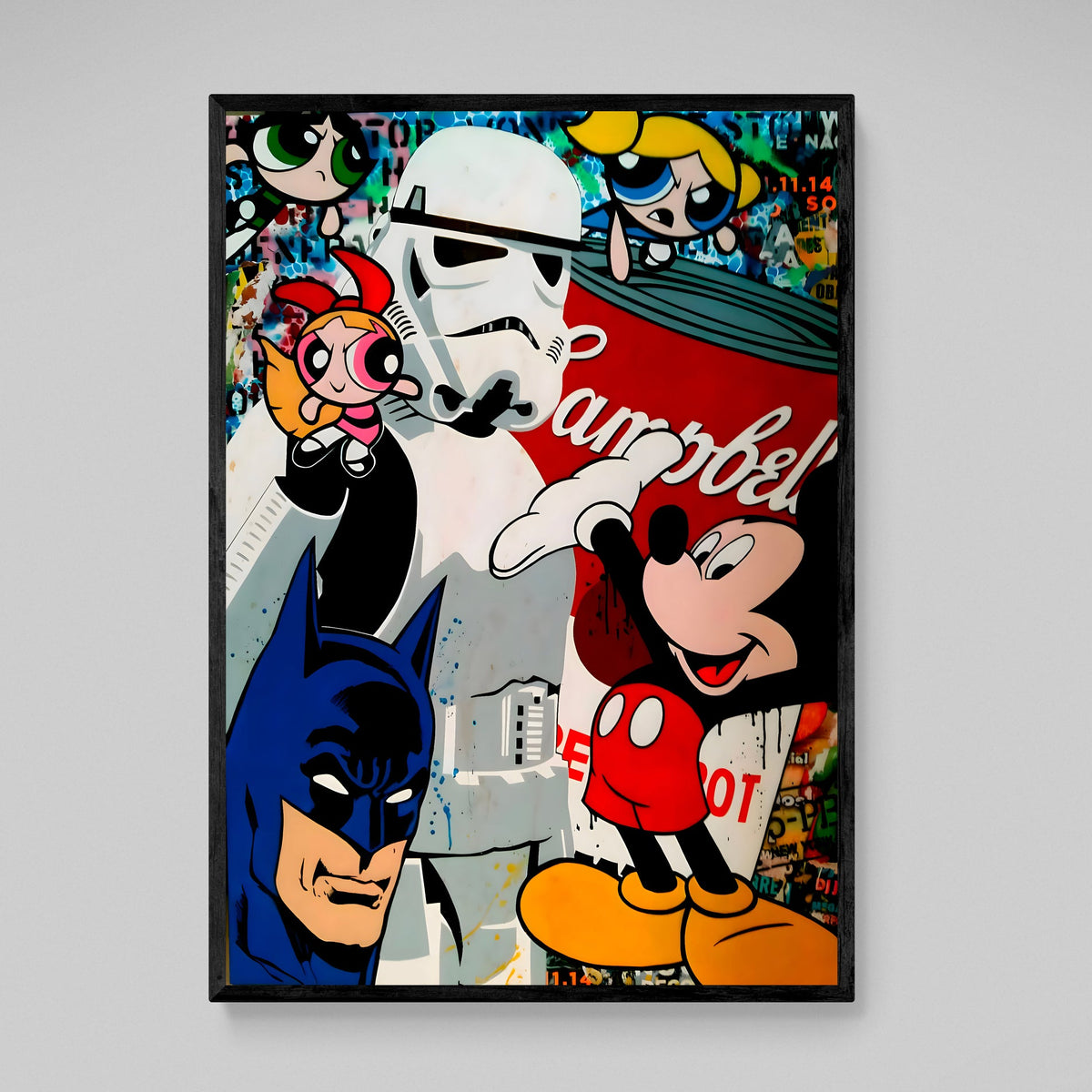 Tableau Cartoons Pop Art - The Art Avenue