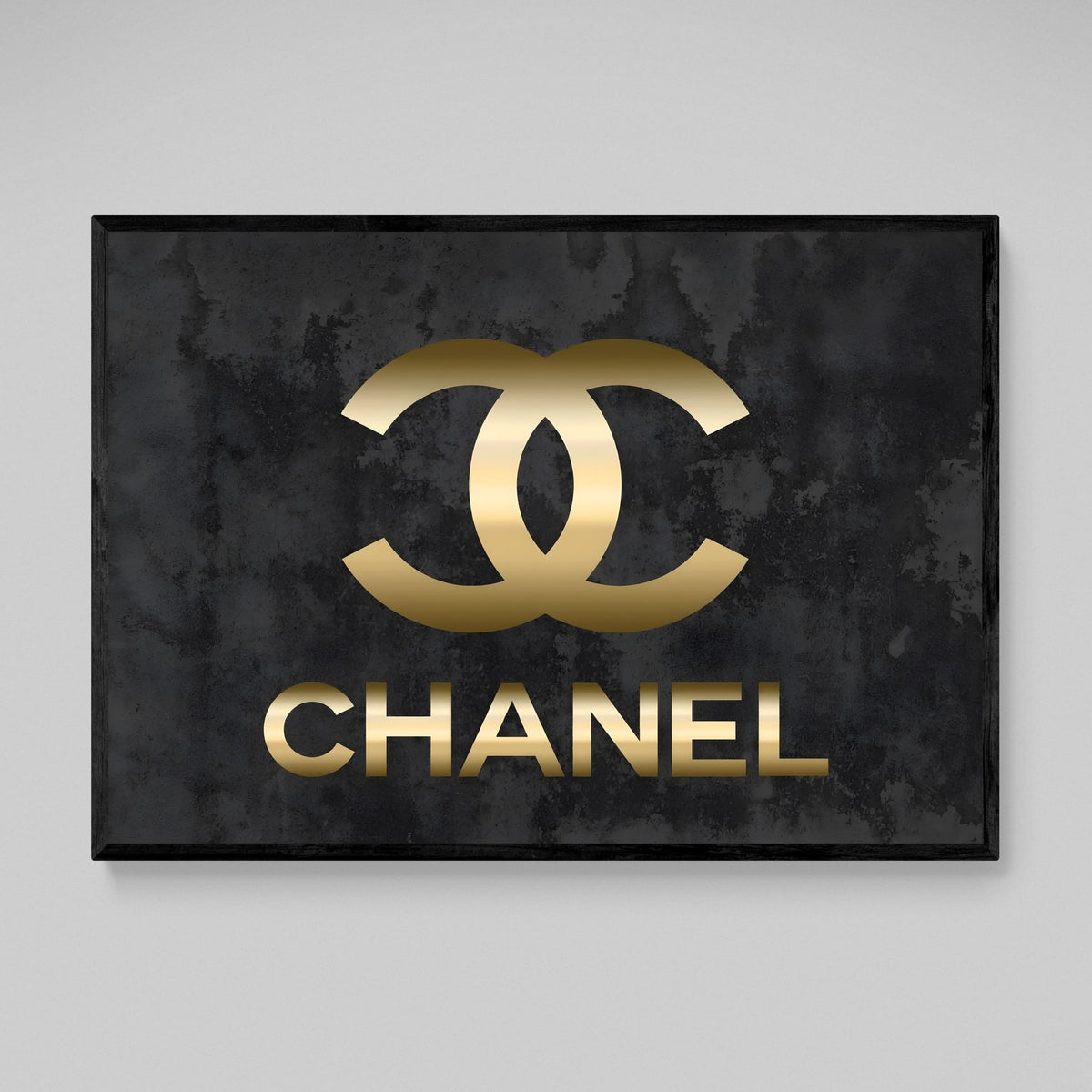Tableau Chanel Doré - The Art Avenue