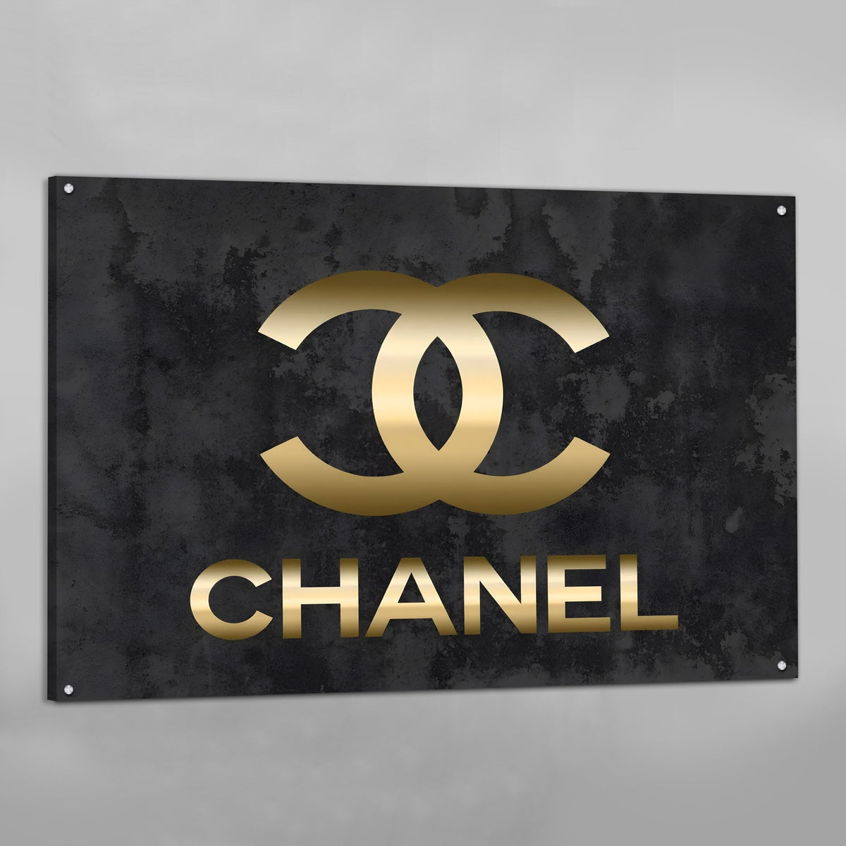 Tableau Chanel Doré - The Art Avenue