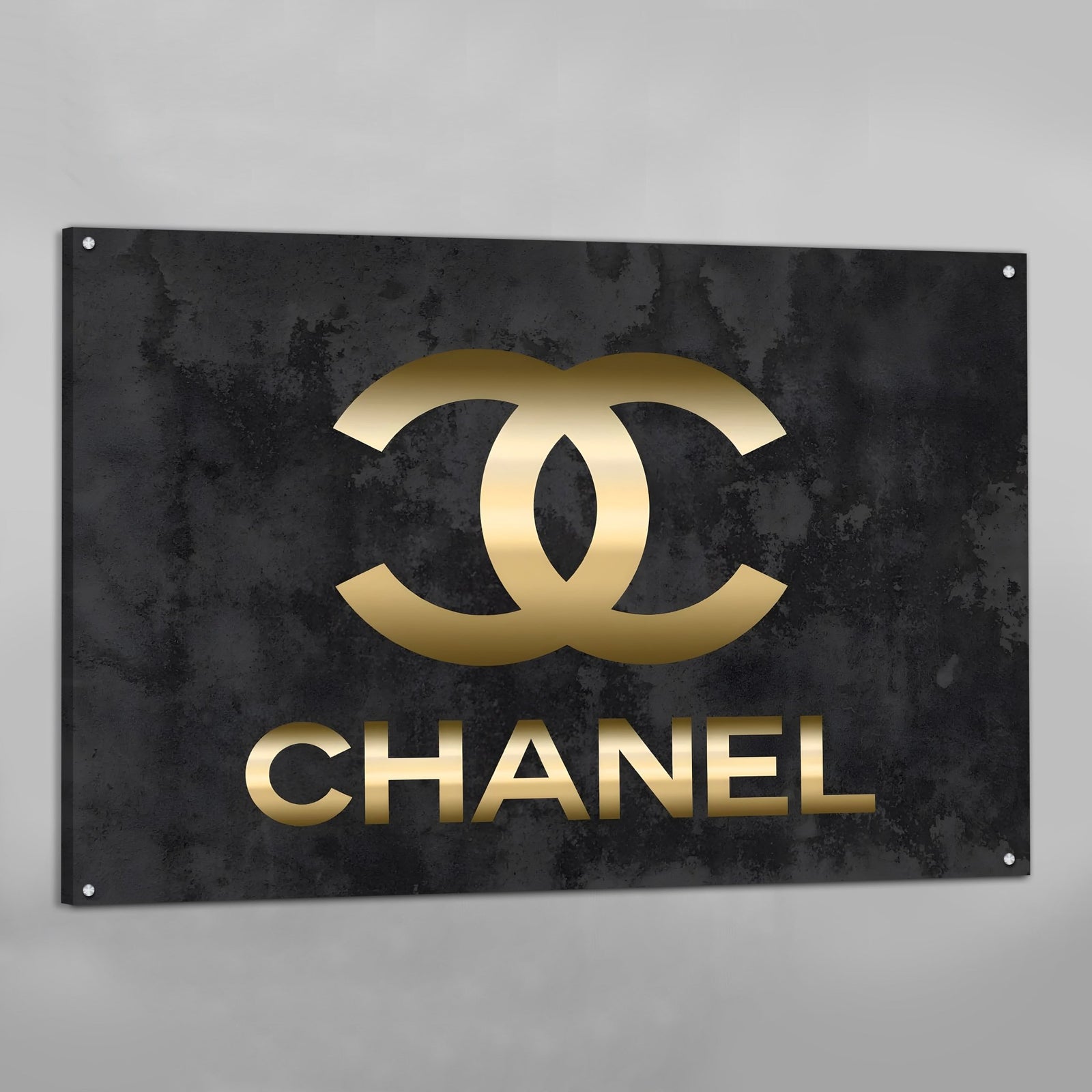 Tableau Chanel Doré - The Art Avenue
