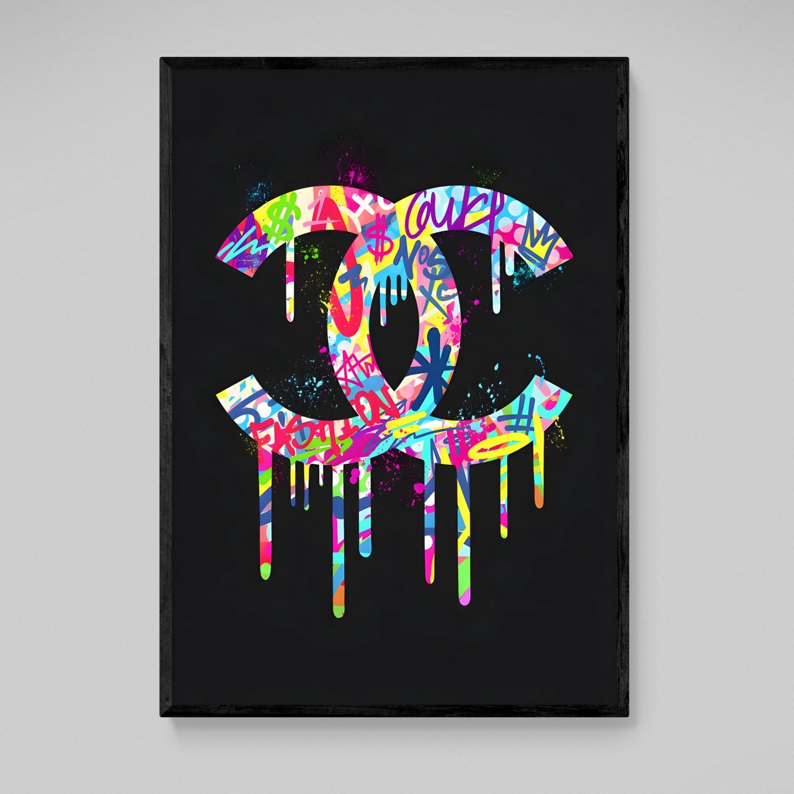 Tableau Chanel Graffiti - The Art Avenue