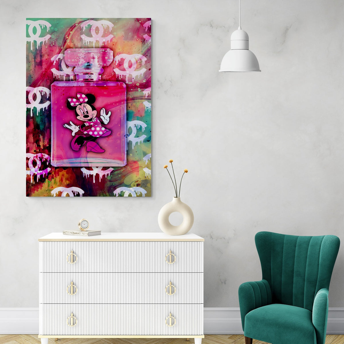 Tableau Chanel Rose - The Art Avenue
