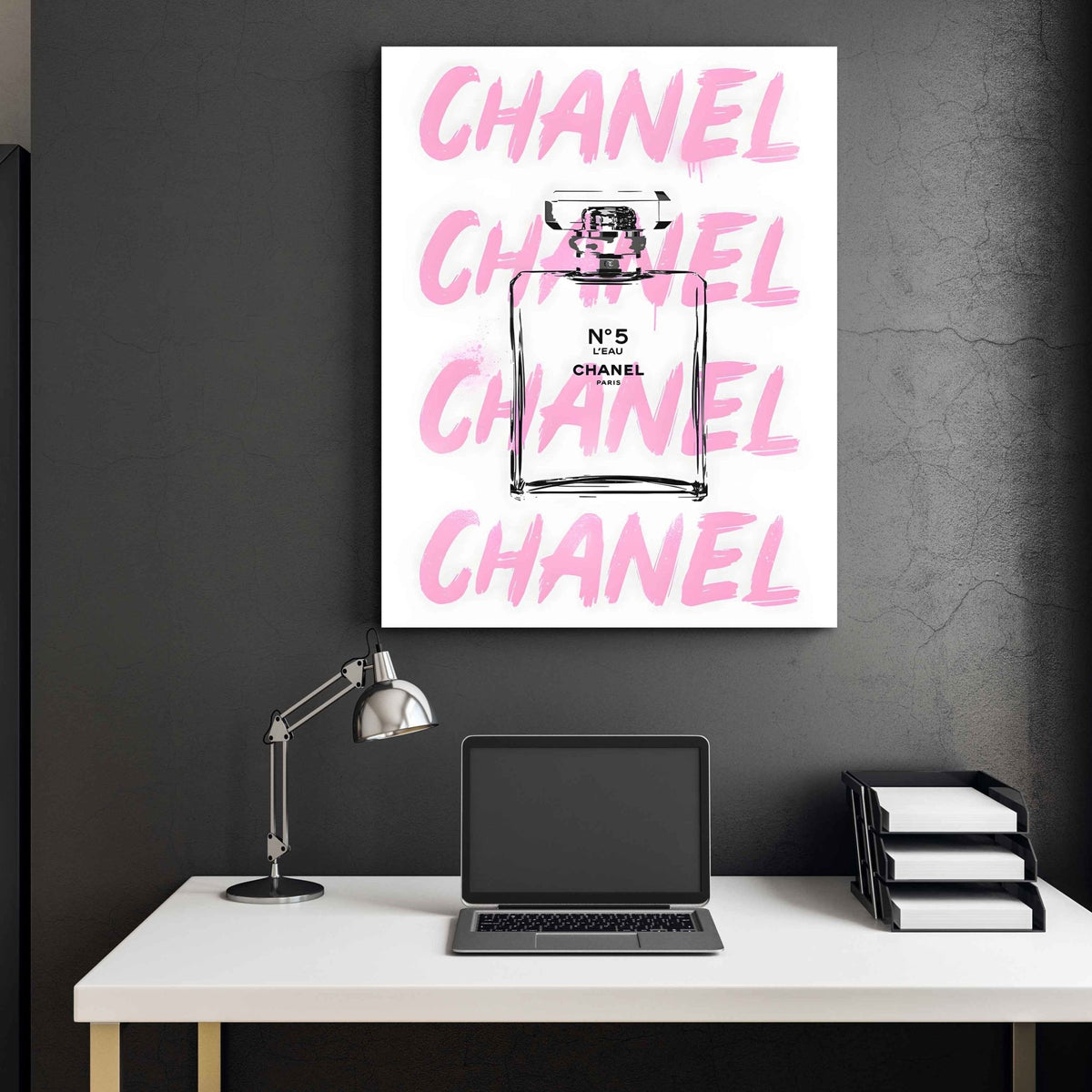 Tableau Chanel Rose Parfum - The Art Avenue