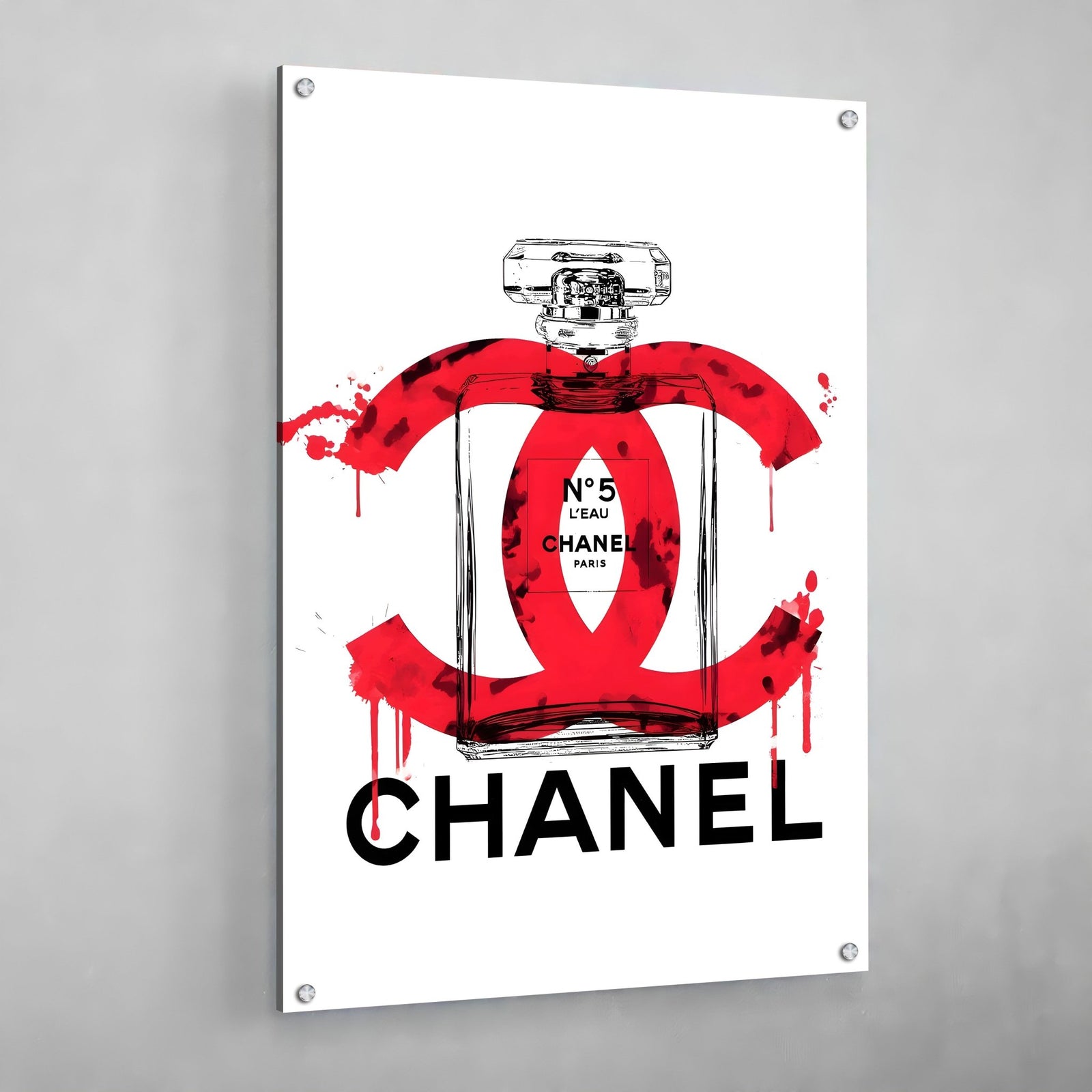 Tableau Chanel Rouge - The Art Avenue