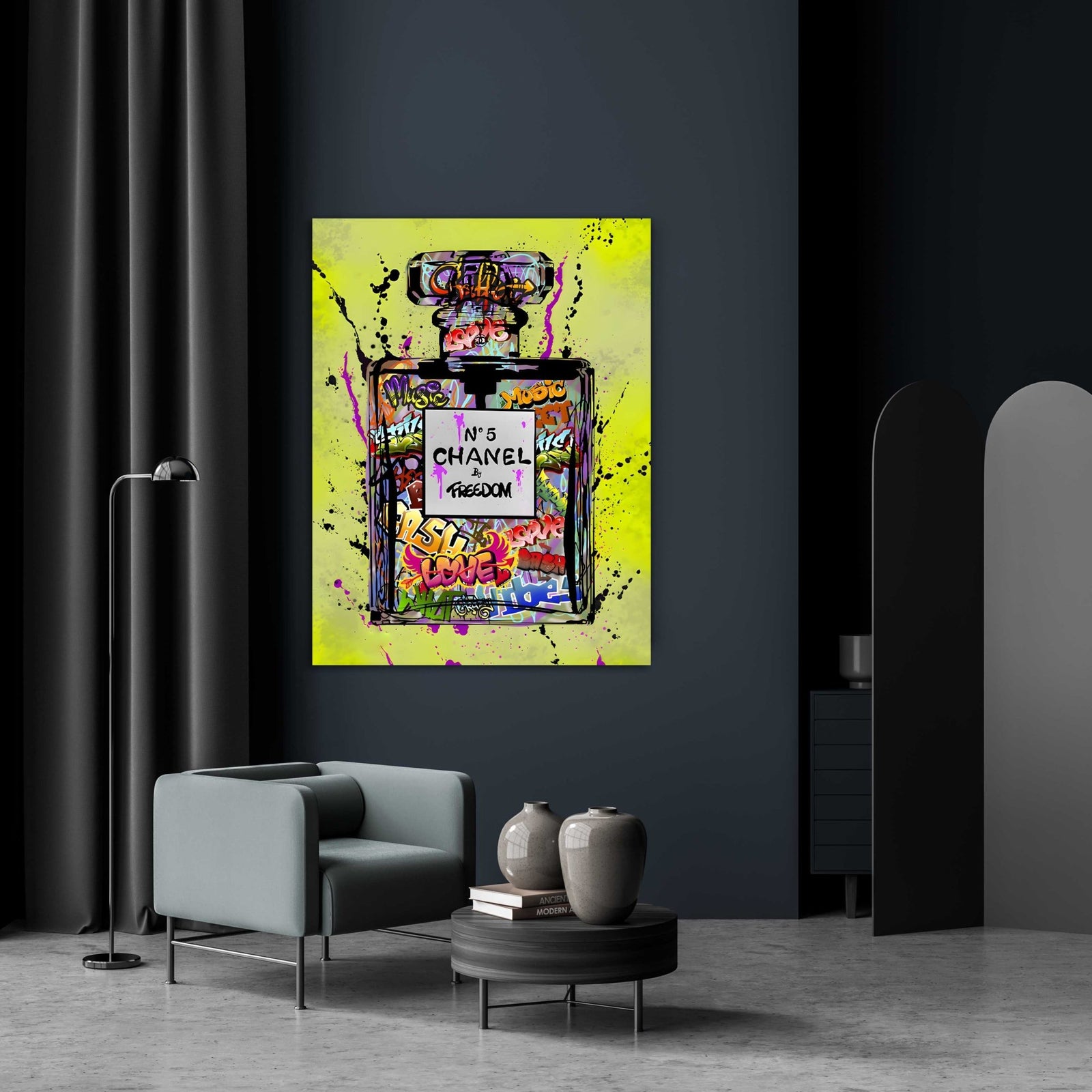 Tableau Chanel Street Art Parfum - The Art Avenue