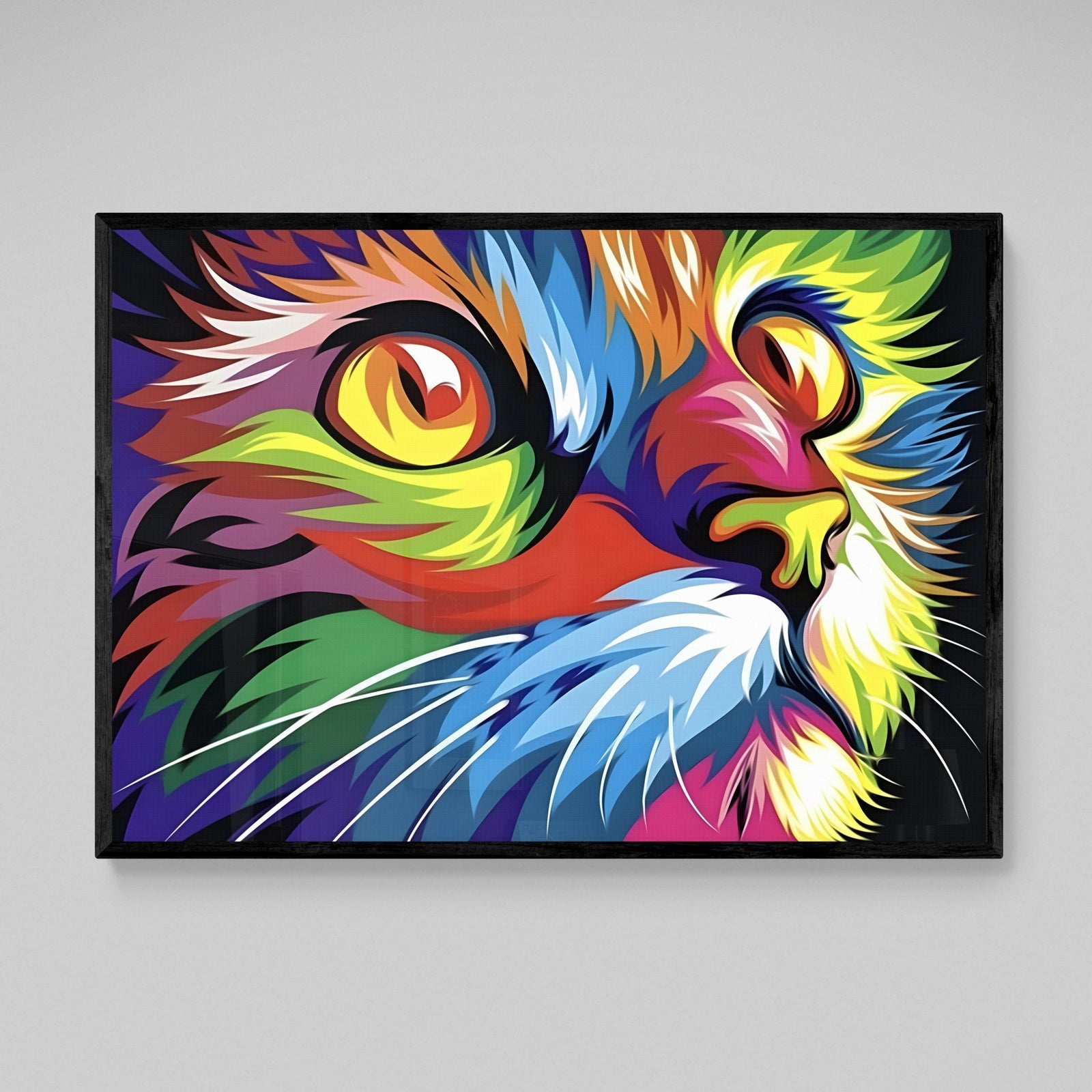 Tableau Chat Pop Art - The Art Avenue