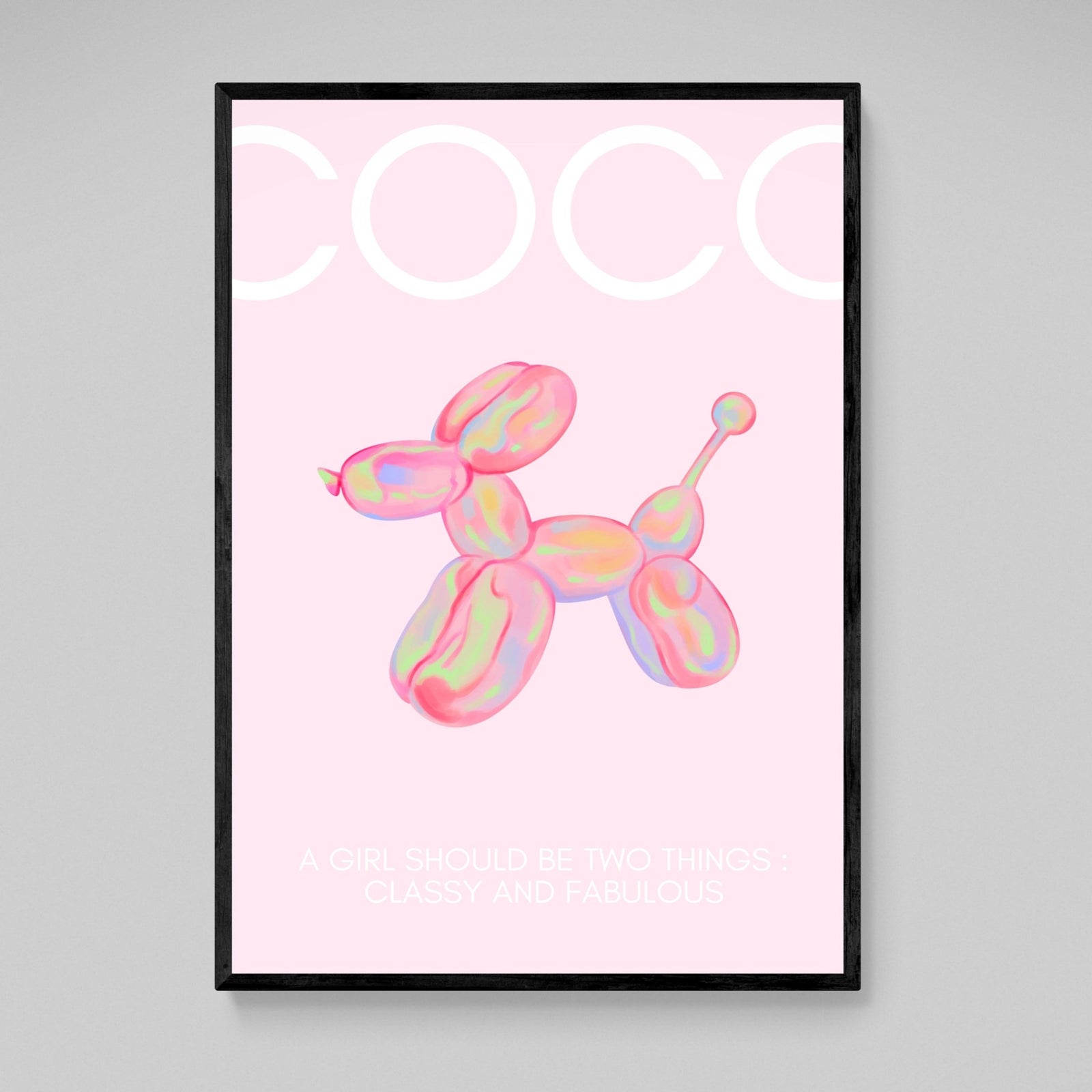 Tableau Coco Chanel Jeff Koons - The Art Avenue