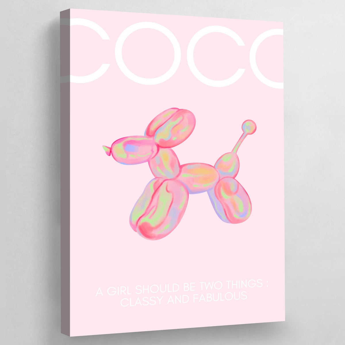 Tableau Coco Chanel Jeff Koons - The Art Avenue