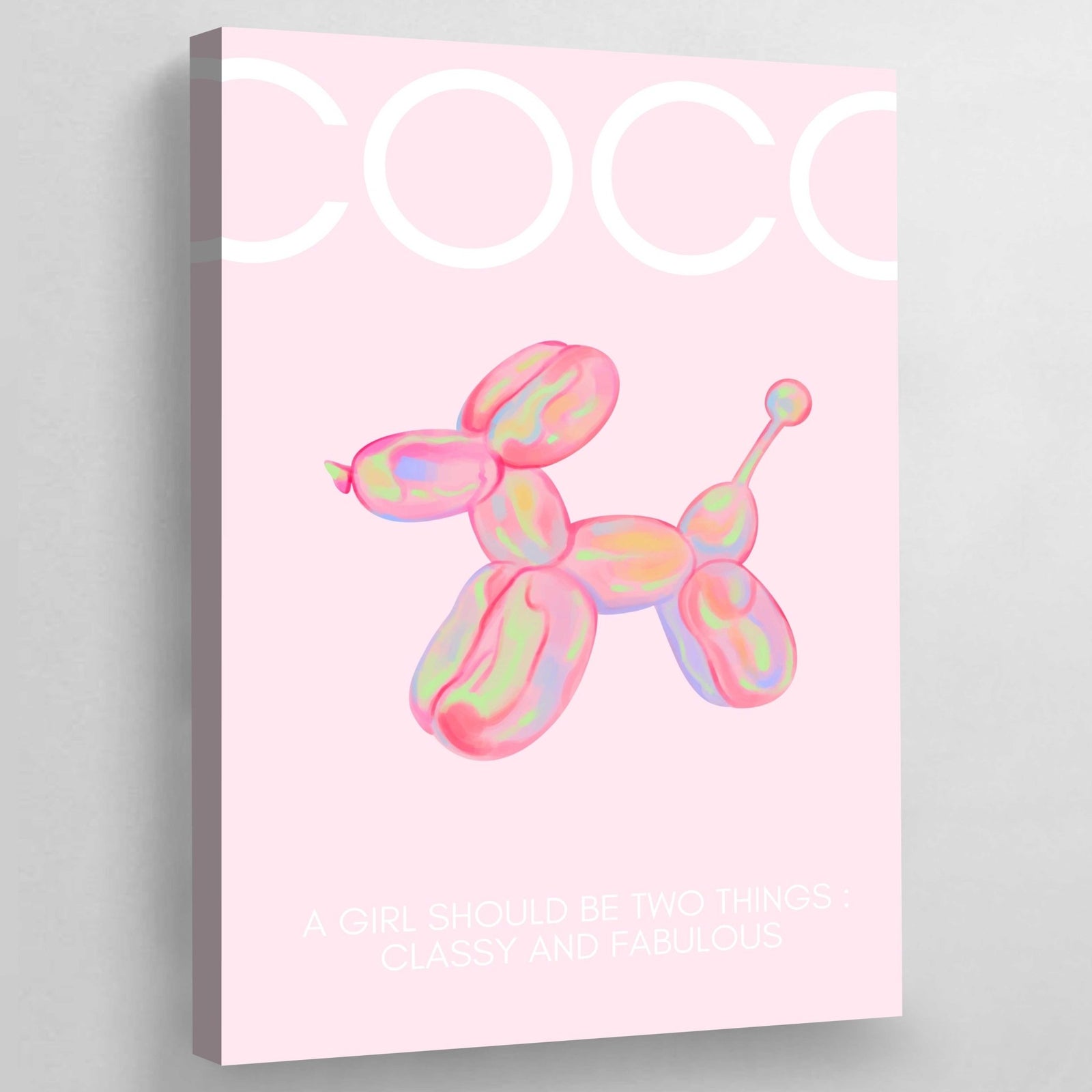 Tableau Coco Chanel Jeff Koons - The Art Avenue