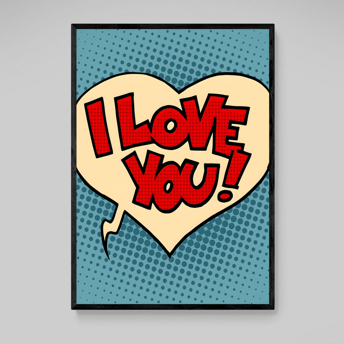 Tableau Coeur Pop Art - The Art Avenue