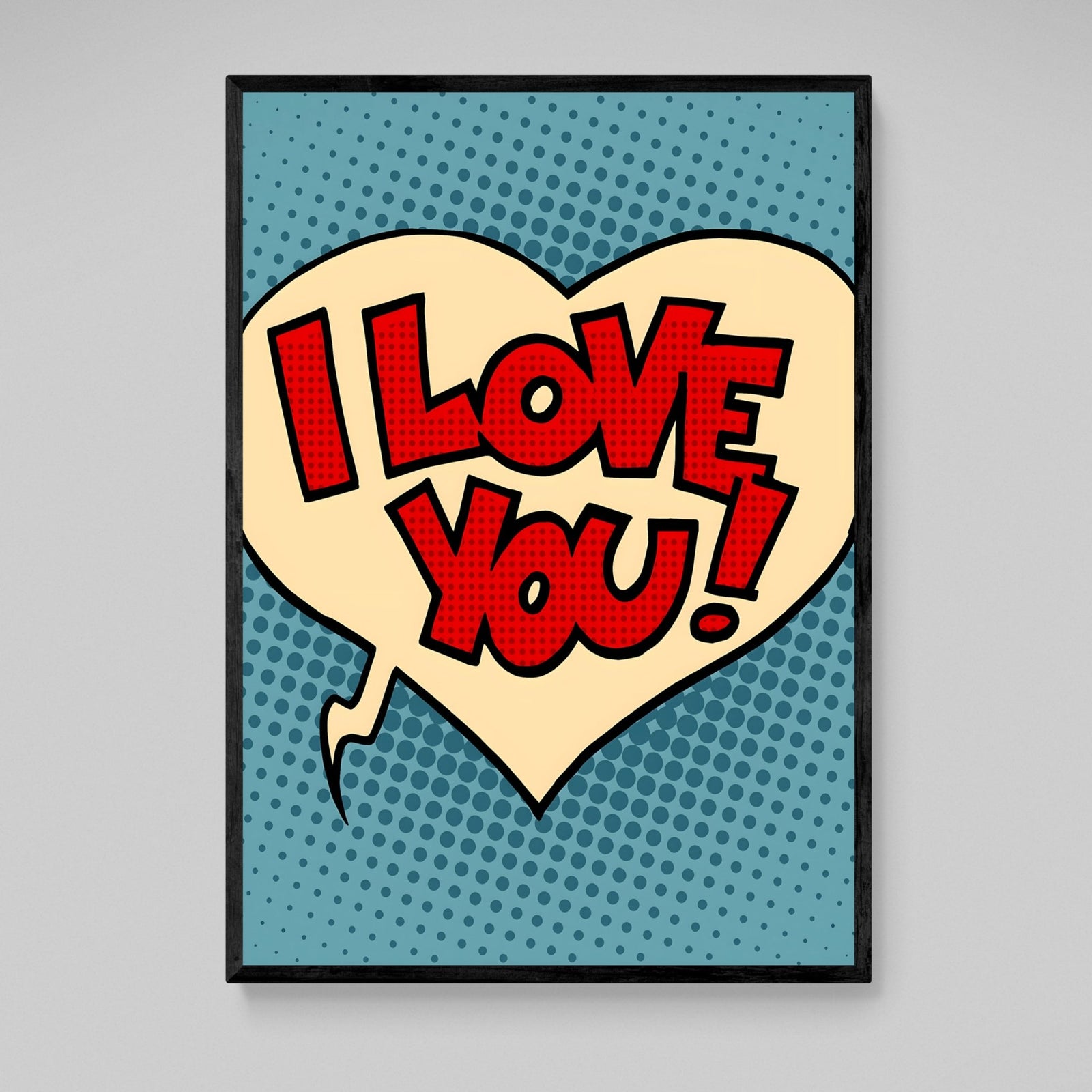 Tableau Coeur Pop Art - The Art Avenue