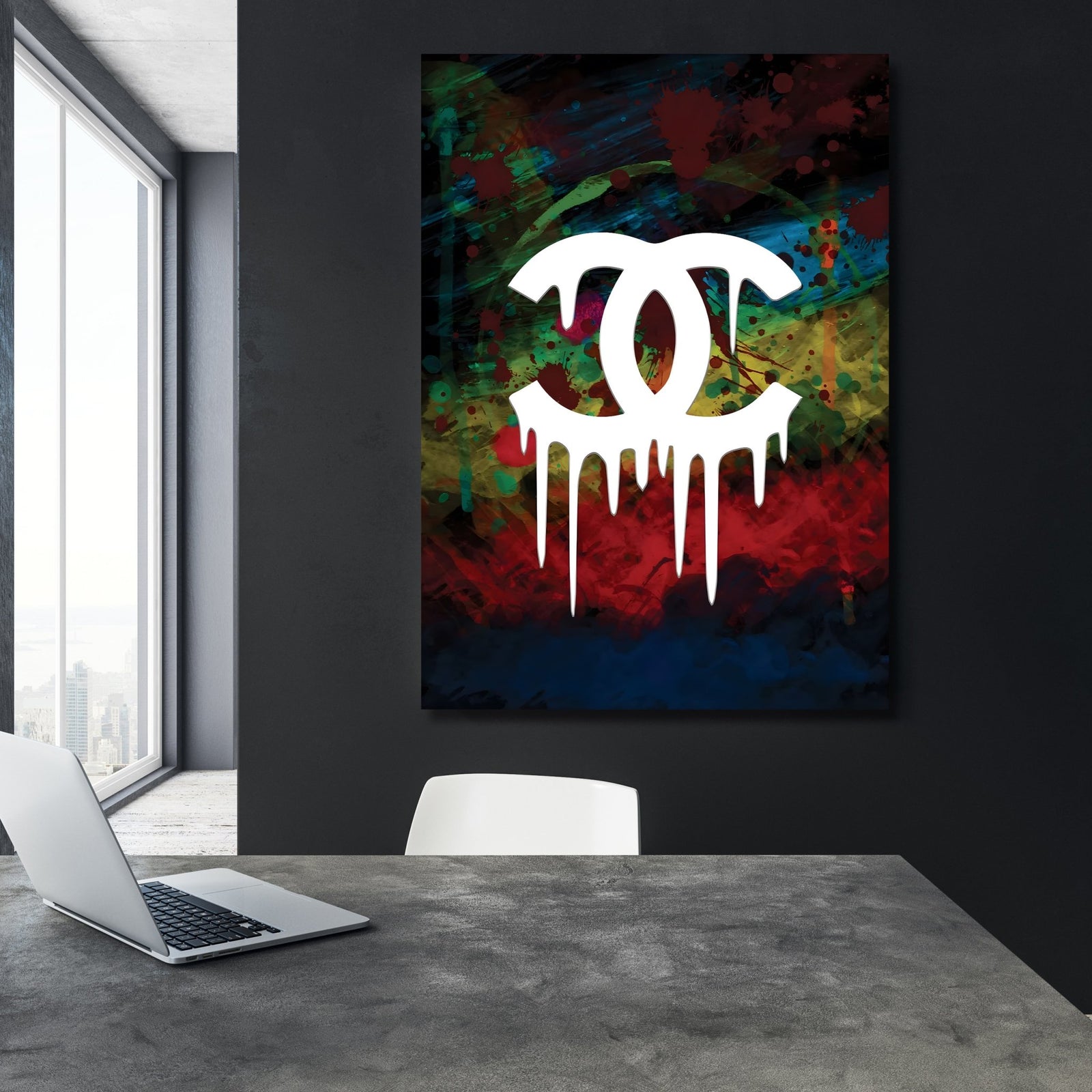 Tableau Coloré Chanel - The Art Avenue