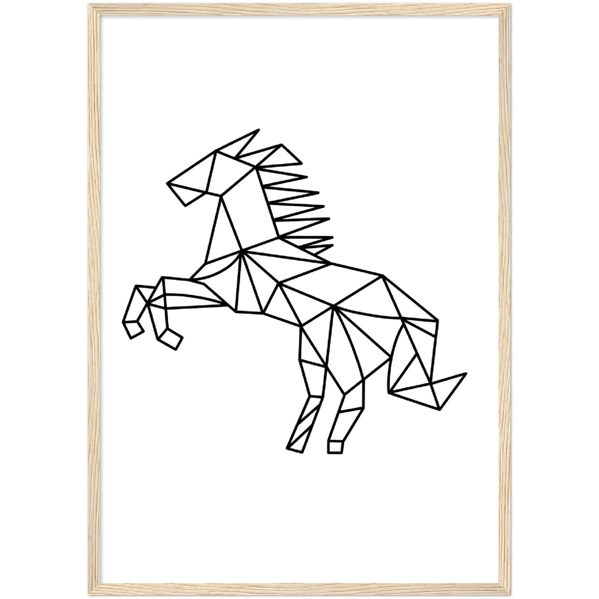 Tableau Géométrique Cheval - The Art Avenue
