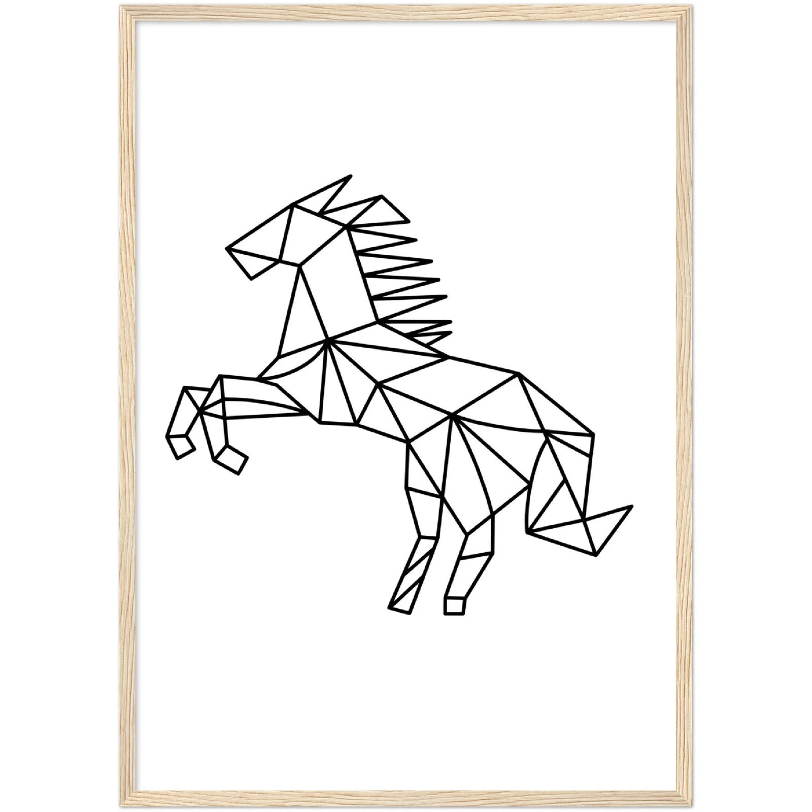 Tableau Géométrique Cheval - The Art Avenue