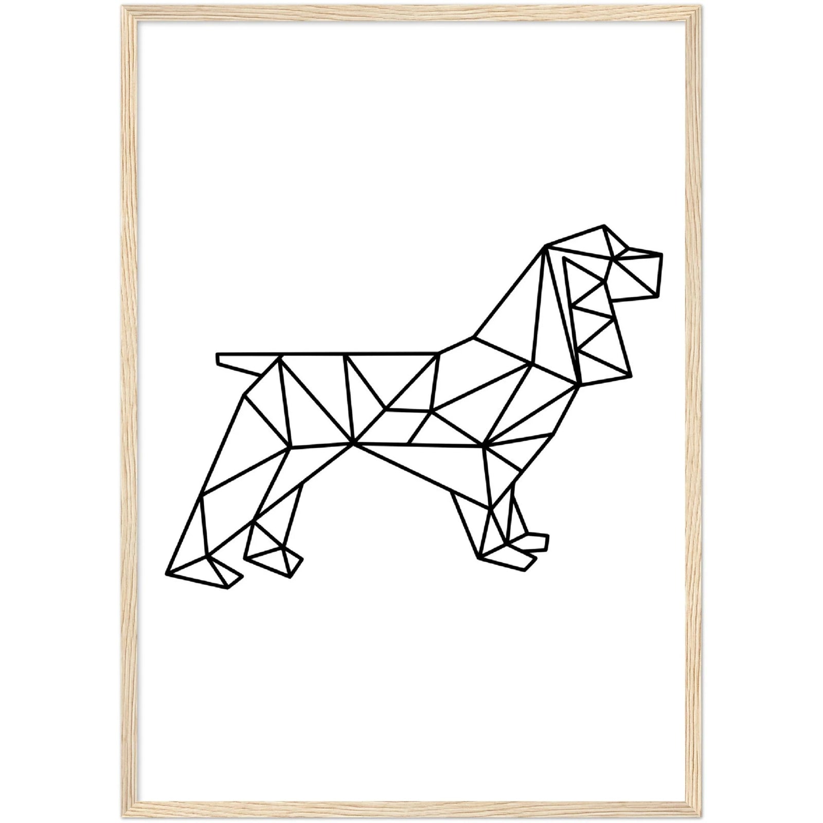 Tableau Géométrique Chien - The Art Avenue