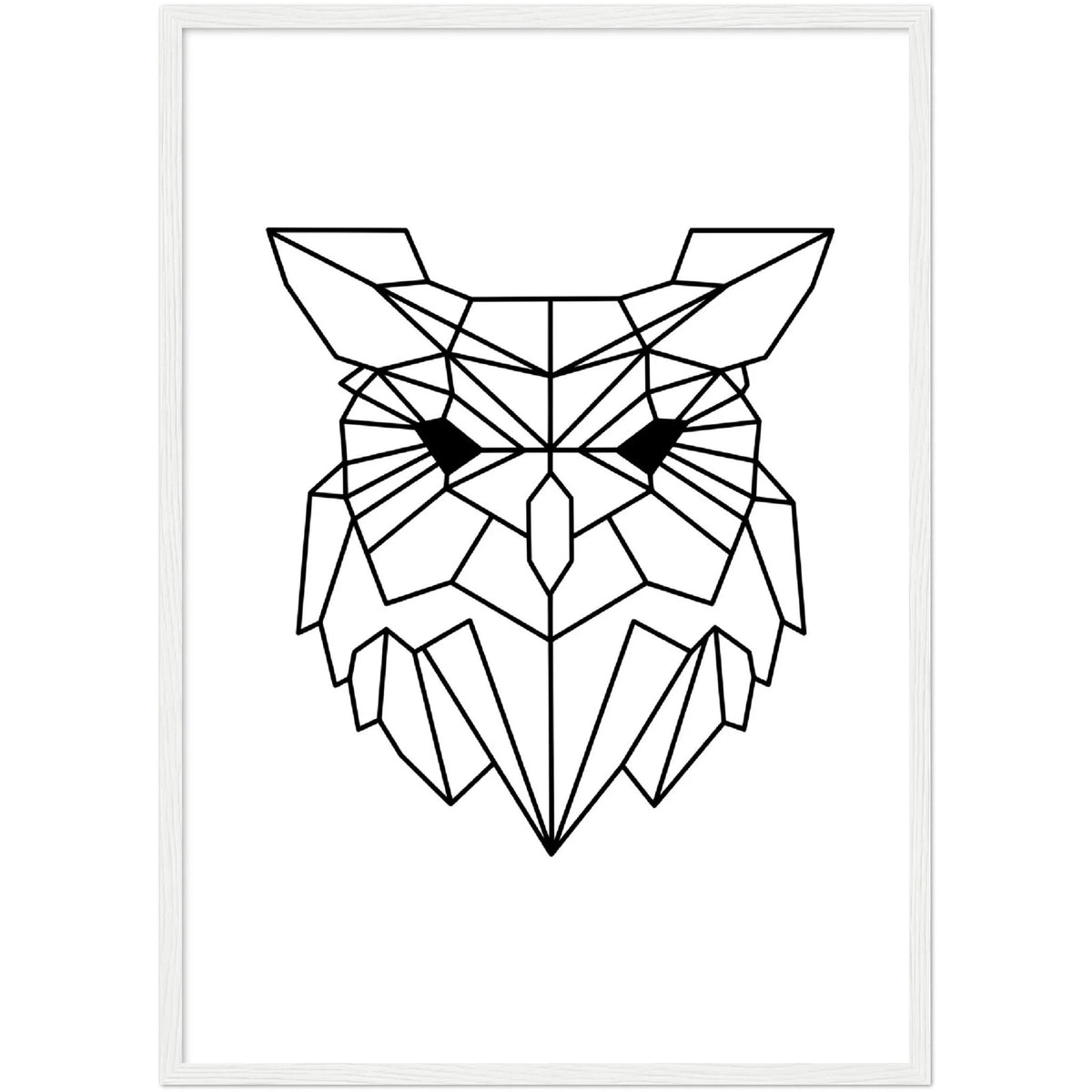 Tableau Géométrique Hibou - The Art Avenue