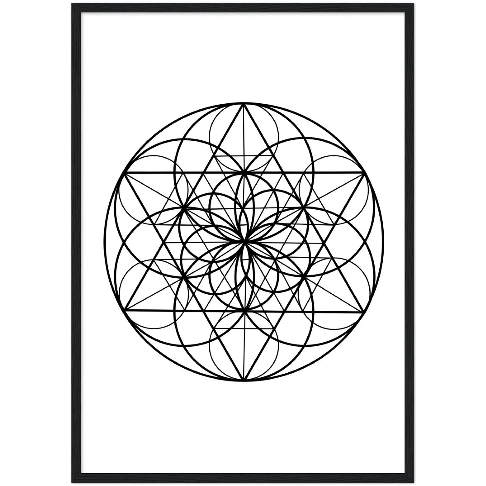 Tableau Géométrique Mandala - The Art Avenue