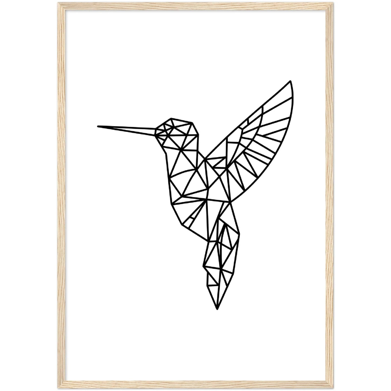 Tableau Géométrique Oiseau - The Art Avenue