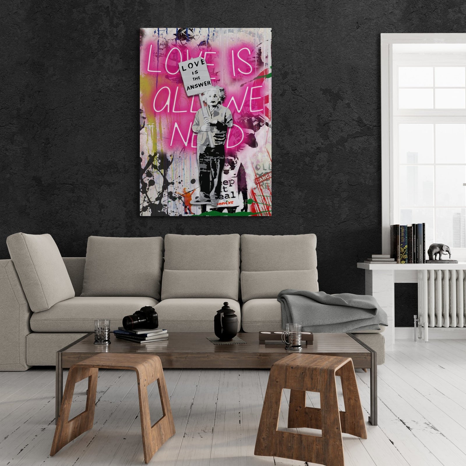 Tableau Graffiti Banksy - The Art Avenue