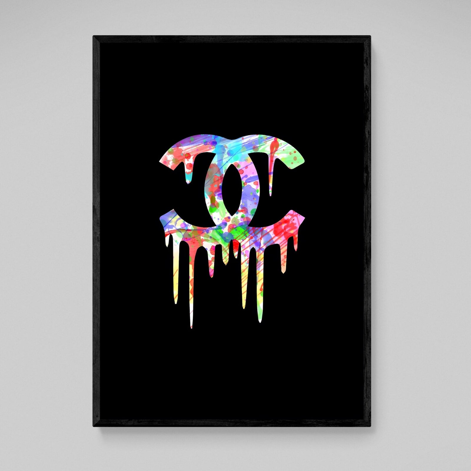 Tableau Graffiti Chanel - The Art Avenue