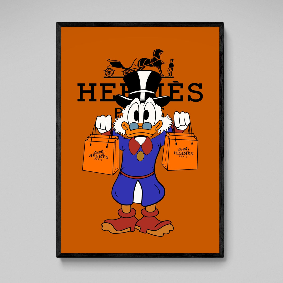 Tableau Hermes Orange - The Art Avenue