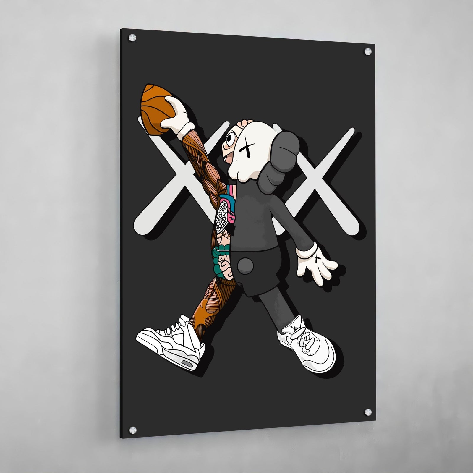 Tableau Jordan Kaws - The Art Avenue