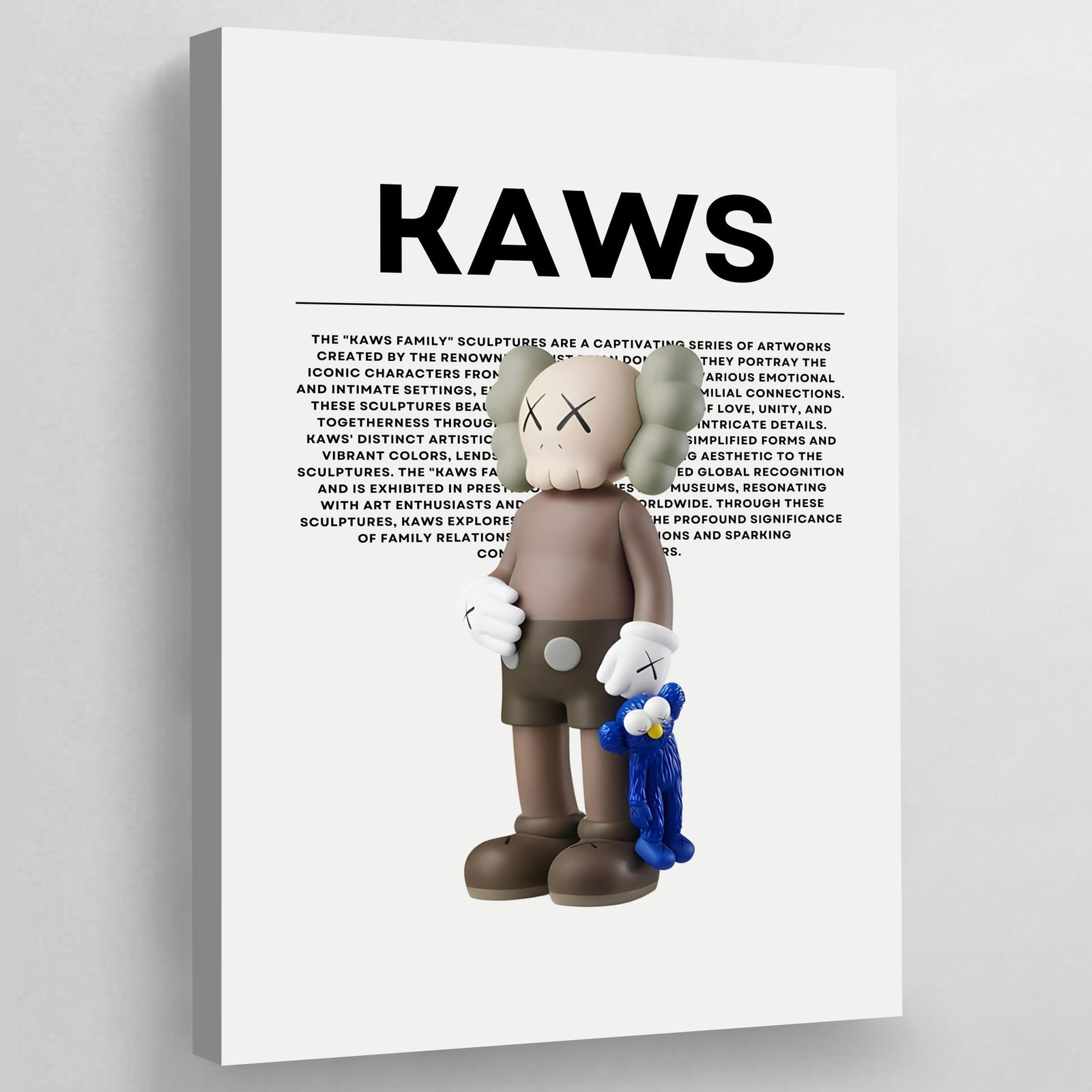 Tableau Kaws Companion Bleu - The Art Avenue