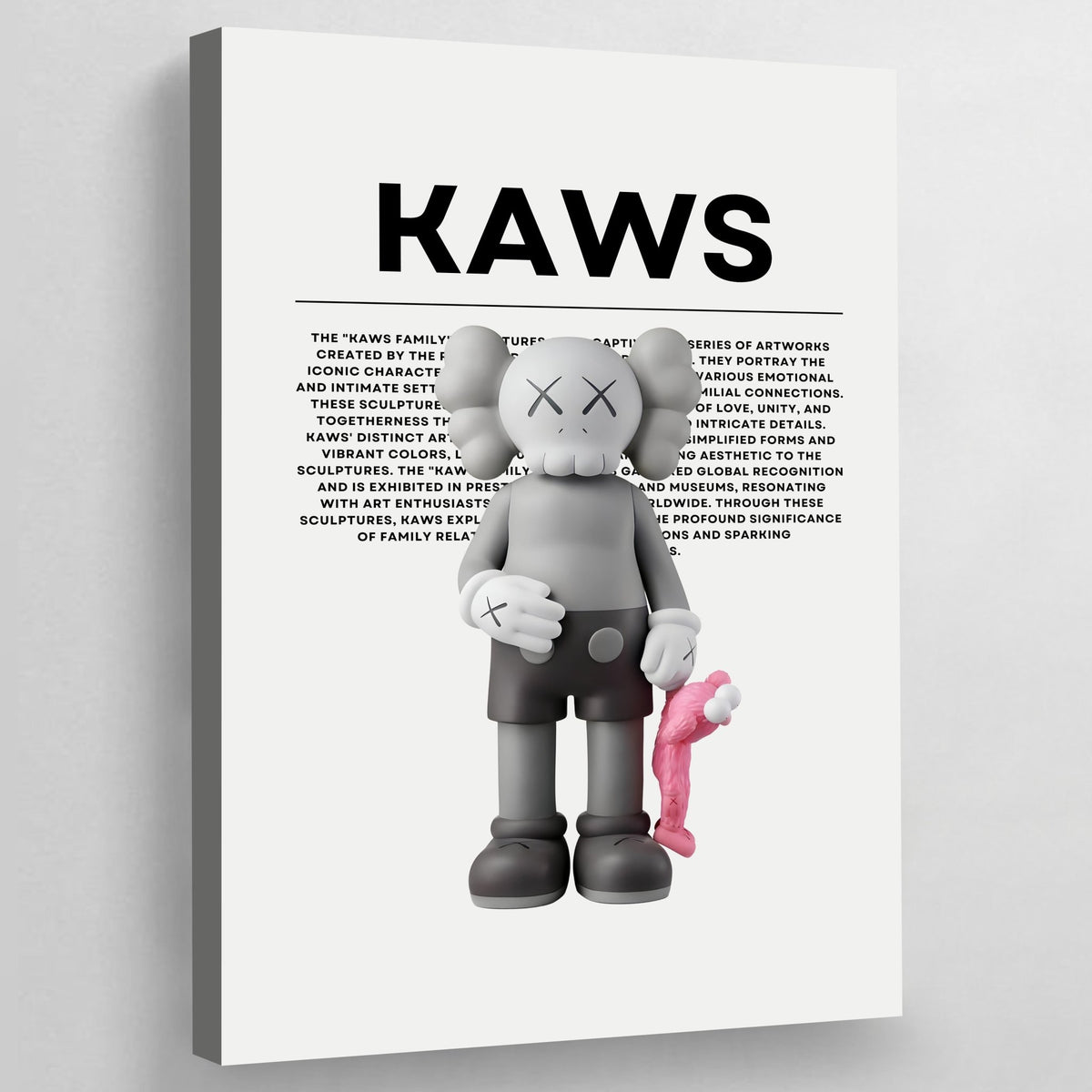 Tableau Kaws Companion Rose - The Art Avenue
