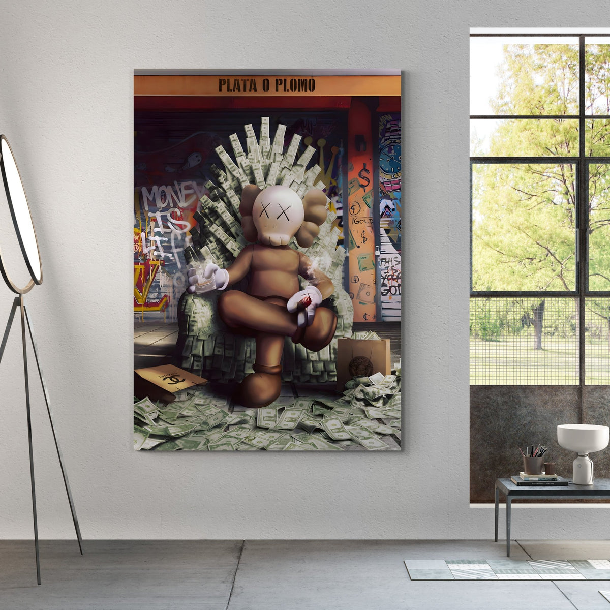 Tableau Kaws Pablo Ecobar - The Art Avenue