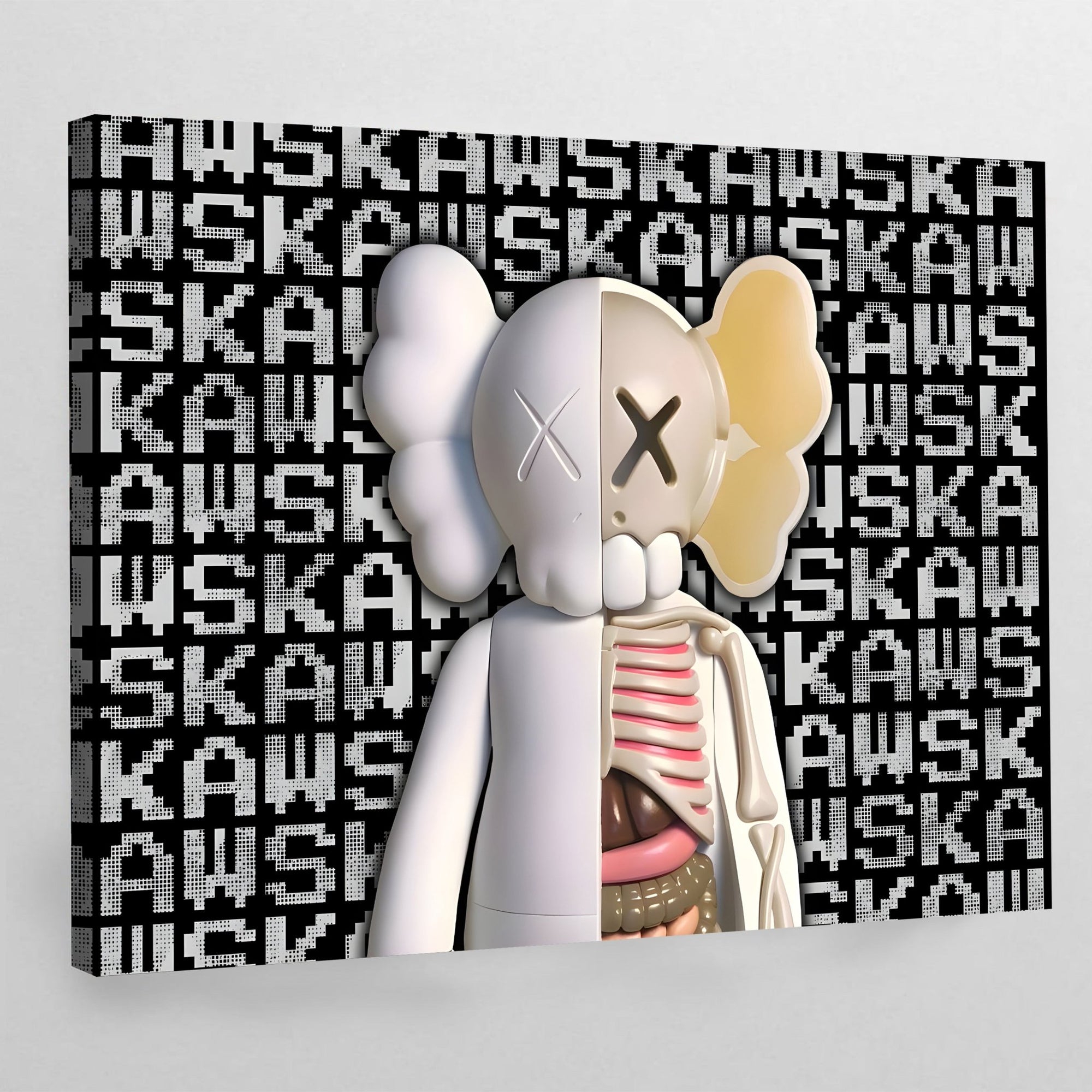 Tableau Kaws Squelette - The Art Avenue