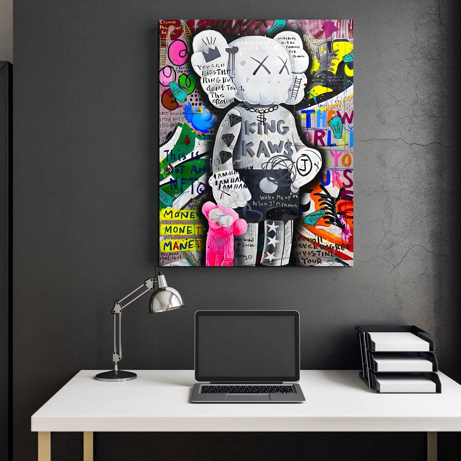 Tableau Kaws Street Art - The Art Avenue