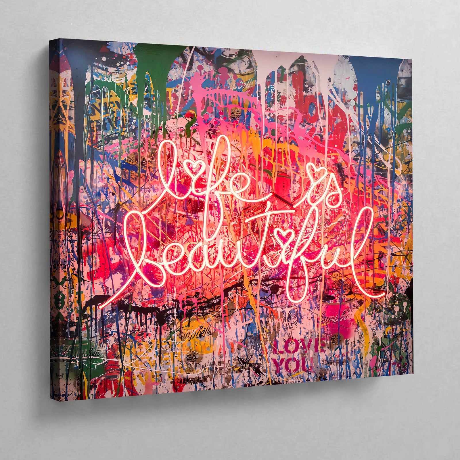 Tableau La Vie Est Belle - The Art Avenue