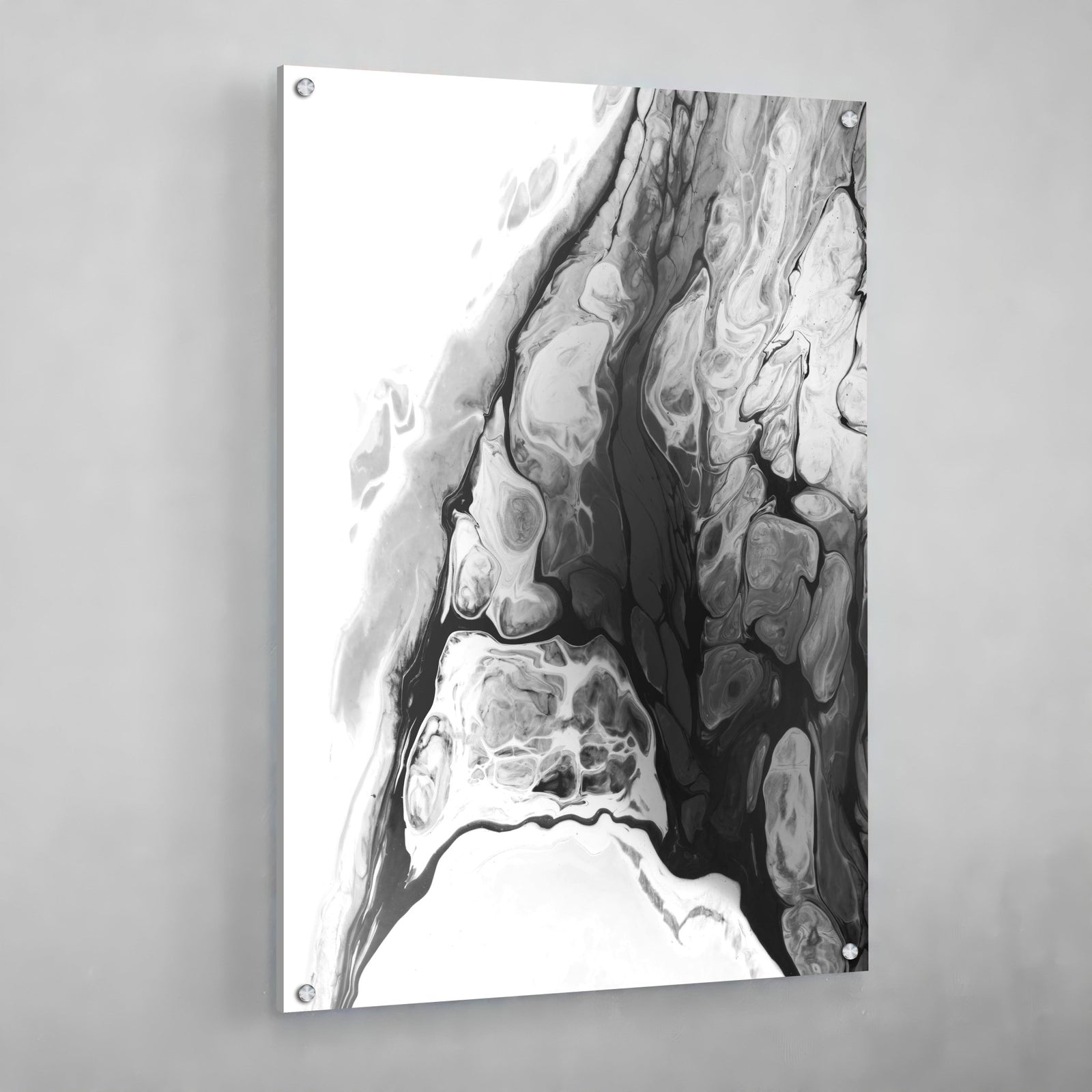 Tableau Marbre Blanc et Noir - The Art Avenue