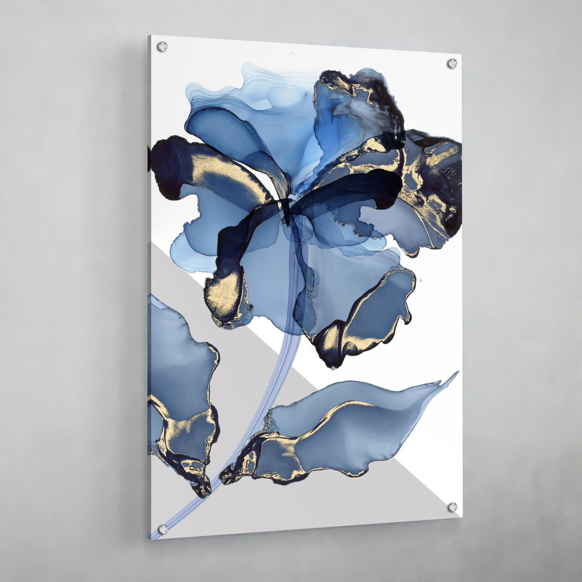 Tableau Marbre Bleu Doré - The Art Avenue